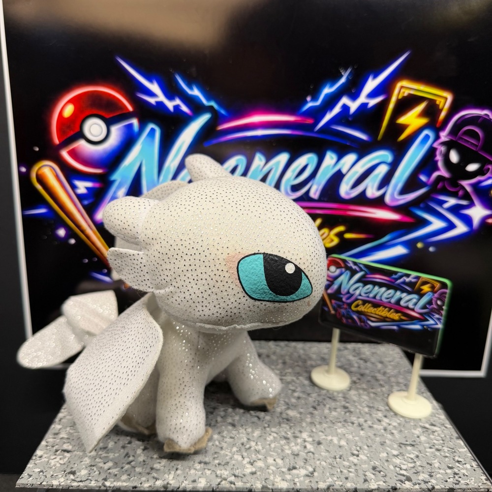 DreamWorks Light Fury Plush How to Train Your Dragon Hidden World Toy Factory